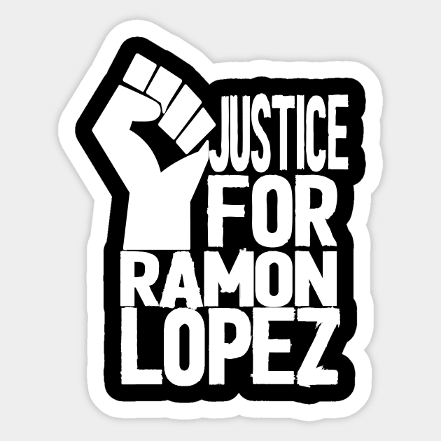 justice for ramon lopez Sticker by Netcam